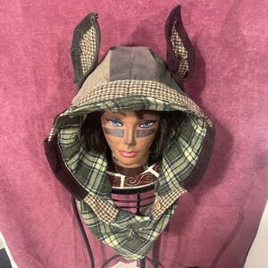 Cowl hood with ears